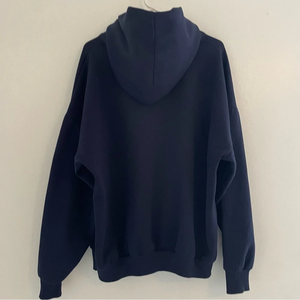 Tommy Sports Navy Hoodie - Picture 2 of 4